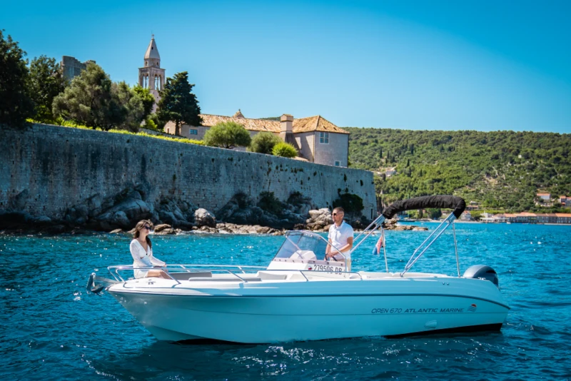 boat trip near lopud island